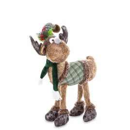 figurka-renifer-tekstylna-wielokolorowa-38x30x15-cm