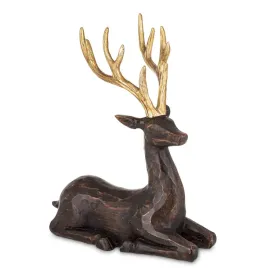 figurka-jelen-casa-roma-z-tworzywa-brazowo-zlota-26x21x11-cm