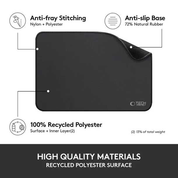tech-protect-a100-mouse-pad-35-x-25cm-black-kolor-czarny