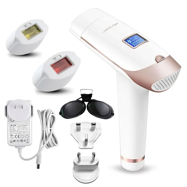 Depilator Laserowy IPL Lescolton Epilator T009i-G Nogi Bikini Pachy 2 Lampy