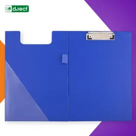 deska-z-klipem-a4-d-rect-zamykana-niebieska