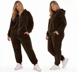 dres-damski-welurowy-54-56-7xl-rozpinany-czekolada-wygodny-otulajacy-hi