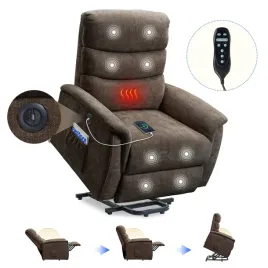 fotel-masujacy-flexispot-xl3-pro-elektryczny-usb-podgrzewanie-braz