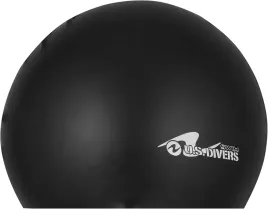czepek-plywacki-u-s-divers-silikonowy-czarny-unisex-basen-plywanie