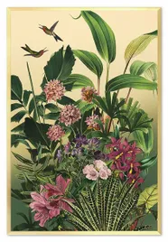 obraz-na-plotnie-kwitnaca-dzungla-63x93cm