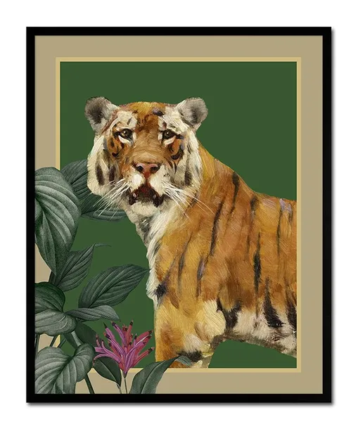 obraz-na-plotnie-tygrys-w-dzungli-43x53cm