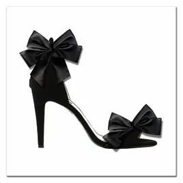 obraz-na-plotnie-czarny-pantofelek-30x30cm
