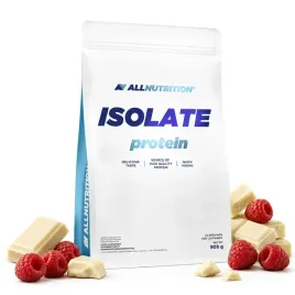 allnutrition-isolate-908g-biala-czekolada-malina