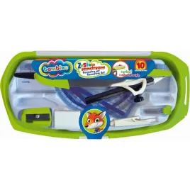 bambino-zestaw-geometryczny-10-elementow-cyrkiel-linijka-ekierka