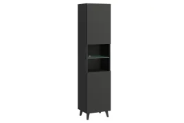 witryna-40-cm-czarny-grafit-led-nowoczesna-szafka-do-salonu