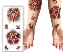 zmywalne-tatuaze-z-okultystycznymi-symbolami-sztuczny-tatuaz-halloween