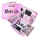 Duży Kuferek XXL Zestaw Do Makijażu Kosmetyki Prezent Makeup Paleta Cieni