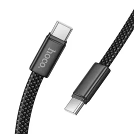 kabel-usb-c-do-usb-c-hoco-3a-60w-plaski-1-m-x125-czarny-jakosc