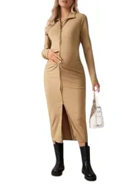 shein-brazowa-sukienka-ciazowa-olowkowa-36-lwz