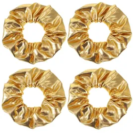 gumki-do-wlosow-4-szt-zlote-metaliczne-blyszczace-scrunchie-uchwyty