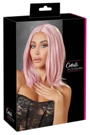 cottelli-accessories-peruka-bob-rozowa-regulowana-30cm-syntetyczna