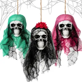 dekoracje-halloween-wiszace-czaszki-kosciotrupy-panna-mloda-pirat-3-sztuki