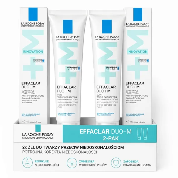 LA ROCHE-POSAY EFFACLAR DUO+M 40 ML – KREM KORYGUJĄCY PRZECIW NIEDOSKONAŁOŚCIOM