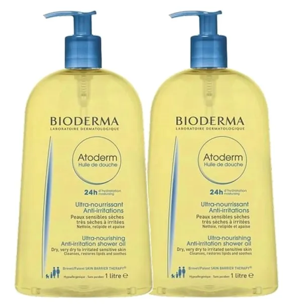 Bioderma Atoderm Huile OLEJEK DO KĄPIELI MYCIA POD PRYSZNIC NAWILŻAJĄCY 1L
