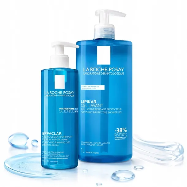 LA ROCHE-POSAY EFFACLAR Żel oczyszczający do mycia twarzy 400ml