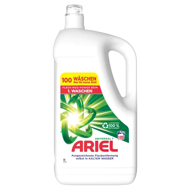ARIEL UNIVERSAL+ – ŻEL DO PRANIA TKANIN BIAŁYCH I KOLOROWYCH 5 L