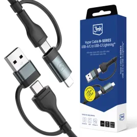 kabel-3mk-hyper-cable-n-series-usb-a-c-do-usb-c-lightning-12-m-60w