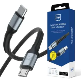 kabel-usb-c-micro-usb-3mk-hyper-cable-n-series-1m-qc-3-0-solidny-czarny