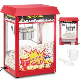 barowa-maszyna-do-popcornu-z-czerwonym-daszkiem