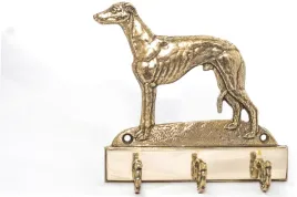 whippet-chart-angielski-wieszak-na-klucze-z-psem-mosiezny-uchwyt-na-psie-akcesoria-elegancka-ozdoba-do-korytarza-marki-art-dog