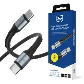 kabel-usb-c-3mk-hyper-cable-n-series-3-m-240w-pd-3-0-qc-3-0-czarny-nylon