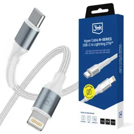 kabel-usb-c-do-lightning-3mk-hyper-cable-n-series-2-m-27w-pd-3-0-bialy