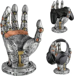 stojak-na-sluchawki-kontroler-cyberpunk-reka-uchwyt-gamingowy-prezent