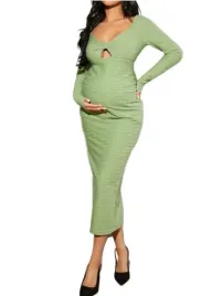 shein-sukienka-ciazowa-zielona-koktajlowa-38-lrw