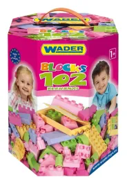 outlet-klocki-wader-102-el-w-kartonie-dla-dziewczynki