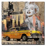 obraz-stare-auto-retro-100x100cm