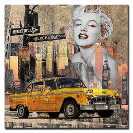 obraz-stare-auto-retro-100x100cm