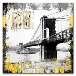obraz-stary-most-retro-100x100cm