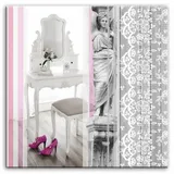 obraz-retro-pink-100x100cm