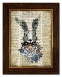 obraz-stara-gazeta-retro-37x47cm