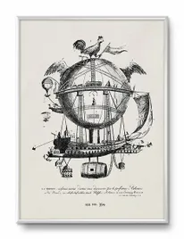 obraz-latajacy-balon-retro-31x41cm
