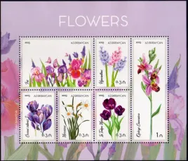 azerbejdzan-2023-mnh-xf-kwiaty