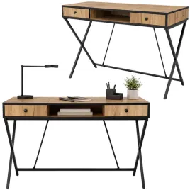 kompaktowe-biurko-z-szufladami-i-wneka-loft-do-biura-gabinetu-dab-craft