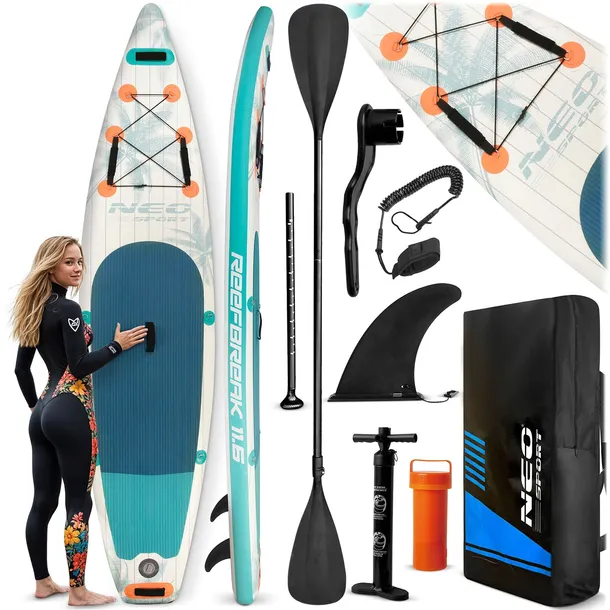 Deska SUP do pływania pompowana STAND UP PADDLE 350cm AKCESORIA ZESTAW