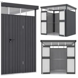 szopa-ogrodowa-227x239-cm-schowek-domek-narzedziowy-z-okno-drzwi-antracyt
