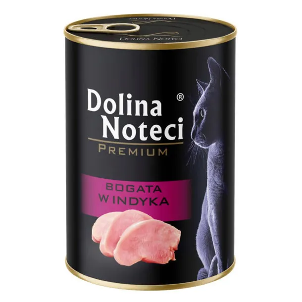 Dolina Noteci Bogata w Indyka Mokra Karma Dla Kota Indyk 400g