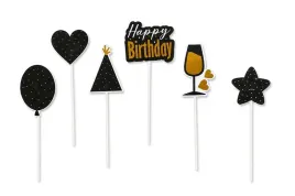 toppery-happy-birthday-na-urodziny-czarno-zlote-6-sztuk-na-tort-muffiny