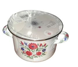 emalia-olkusz-garnek-tradycyjny-emaliowany-29-l-kwiaty-wszystkie-kuchenki