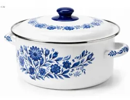 emalia-olkusz-garnek-tradycyjny-28-cm-6l-niski-kwiaty-na-wszystkie-kuchenki