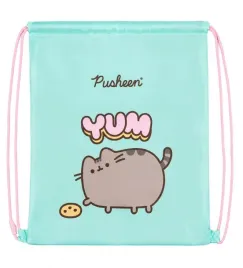 worek-szkolny-na-obuwie-pusheen-kotek-44-cm-zielony-do-szkoly-wf-sport-yum