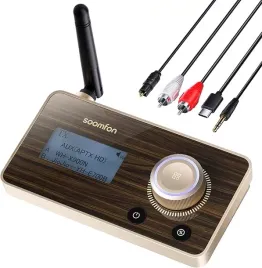 soomfon-nadajnik-odbiornik-bluetooth-aptx-podwojny-tv-optyczny-aux-rca-2w1
